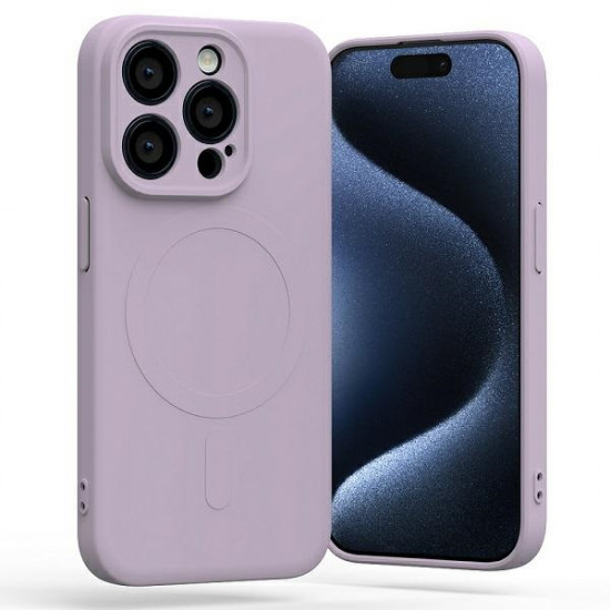 Mercury MagSafe Semi-Silicone iPhone 15 Pro 6.1" Lilac Purple Mercury MagSafe Semi-Silicone iPhone 15 Pro 6.1" Lilac Purple
