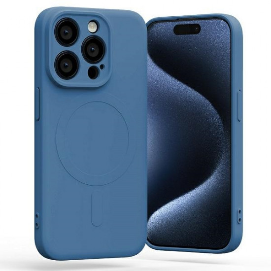 Mercury MagSafe Semi-Silicone iPhone 15 Pro 6.1" blue