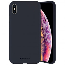 Mercury Silicone iPhone Xs Max Navy Blue/Navy