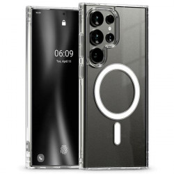 Mercury MagSafe Jelhard case for Samsung S24 Ultra G928 transparent