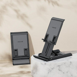USAMS Foldable Desk Stand for Phone/Tablet Black ZJ073ZJ01 (US-ZJ073)