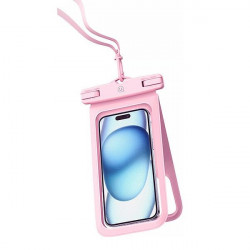 USAMS Waterproof Case Double 6.7" IP68 Pink/Pink FSD1403 (YD014)