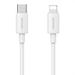 USAMS Lad. network. 1xUSB-C T65 PD20W PD Fast Charging US-CC226 + USB-C/Lightning cable US-SJ712 30W white/white Yi Series OYXLTZ02