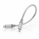 Verbatim Steel Cable USB-C/USB-C 3A 30cm Silver/Silver 48867