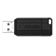 Verbatim Pendrive 128GB USB-A 2.0 PinStripe black/black 49071 Verbatim Pendrive 128GB USB-A 2.0 PinStripe black/black 49071
