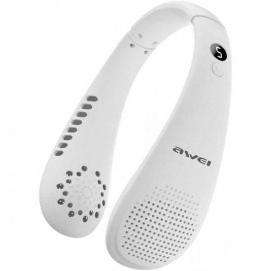 AWEI Neck Fan F31 1200mAh White AWEI Neck Fan F31 1200mAh White