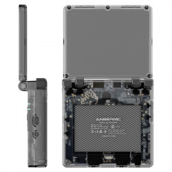 Anbernic RG35XXSP Console Black Transparent/Translucent Black