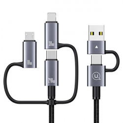 USAMS Cable 240W 6in1 Fast charging 1.2m Data Cable Aluminum Alloy Sufeng Series 2M (SJ737)