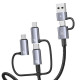 USAMS Cable 240W 6in1 Fast charging 1.2m Data Cable Aluminum Alloy Sufeng Series 2M (SJ737) USAMS Cable 240W 6in1 Fast charging 1.2m Data Cable Aluminum Alloy Sufeng Series 2M (SJ737)