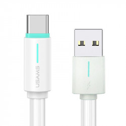 USAMS Cable USB-C 3A YU Series 1m USB-C/USB-A white/white SJ732USB02 (US-SJ732 )
