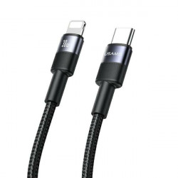 USAMS USB-C to Lightning cable 30W black/black 1.2m SJ729USBSG01 (US-SJ729)