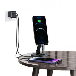 USAMS USB-C to Lightning cable 30W black/black 1.2m SJ729USBSG01 (US-SJ729)