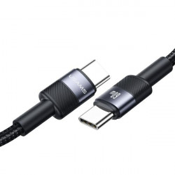 USAMS USB-C to USB-C 60W Fast Charging Cable Steel/Tarnish SJ724USBSG01 (US-SJ724)
