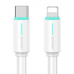 USAMS USB-C/Lightning Cable 1m SJ735 30W white/white YU Series SJ735USB02 (US-SJ735)