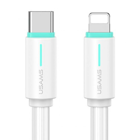 USAMS USB-C/Lightning Cable 1m SJ735 30W white/white YU Series SJ735USB02 (US-SJ735)