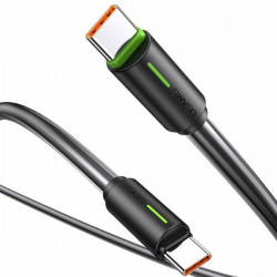 USAMS Cable USB-C/USB-C 1m SJ734 60W black/black YU Series SJ734USB01 (US-SJ734)