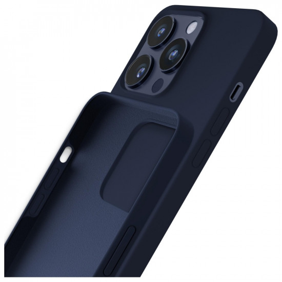 3MK Silicone Case iPhone 16 Pro Max 6.9" navy/dark navy