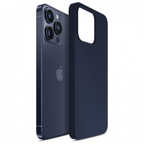 3MK Silicone Case iPhone 16 Pro Max 6.9" navy/dark navy