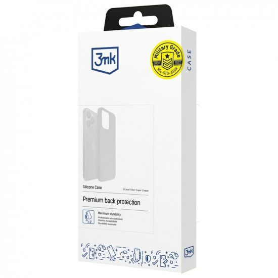 3MK Silicone Case iPhone 16 Pro Max 6.9" navy/dark navy