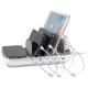 4smarts Family Evo 63W PD Charging Station with Wireless Charging and Cable Set Gray-White/Gray-White 462326 4smarts Family Evo 63W PD Charging Station with Wireless Charging and Cable Set Gray-White/Gray-White 462326