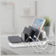 4smarts Family Evo 63W PD Charging Station with Wireless Charging and Cable Set Gray-White/Gray-White 462326 4smarts Family Evo 63W PD Charging Station with Wireless Charging and Cable Set Gray-White/Gray-White 462326