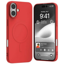 Mercury MagSafe Semi-Silicone iPhone 16 Plus 6.7" red