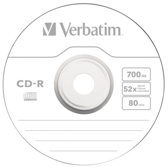 Verbatim CD-R 700MB 52x Extra Protection 10pcs 43437 Verbatim CD-R 700MB 52x Extra Protection 10pcs 43437