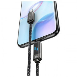 USAMS USB-C to USB-C Cable 100W 1.2m Zinc Alloy Fast Charging Data Cable Meteor Series SJ744USB01 (US-SJ744)