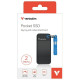Verbatim 2TB SSD Keychain with USB 3.2 Gen.2 Cable Black-Blue 32195 Verbatim 2TB SSD Keychain with USB 3.2 Gen.2 Cable Black-Blue 32195