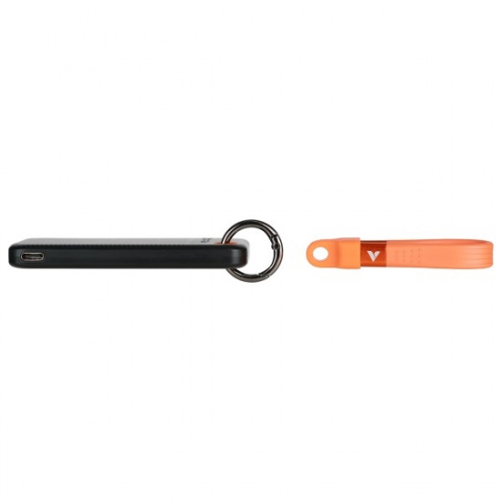 Verbatim 2TB SSD Keychain with USB 3.2 Gen.2 Cable Black-Orange 32197 Verbatim 2TB SSD Keychain with USB 3.2 Gen.2 Cable Black-Orange 32197