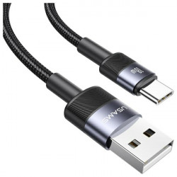 USAMS USB-A to USB-C Cable 3A 1.2m Aluminum Alloy Data Cable SY Series SJ718USB01 (US-SJ718)