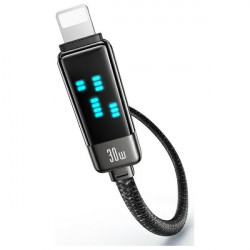 USAMS USB-C to Lightning Cable 30W 1.2m Zinc Alloy Fast Charging Data Cable Meteor Series SJ743USB02 (US-SJ743)