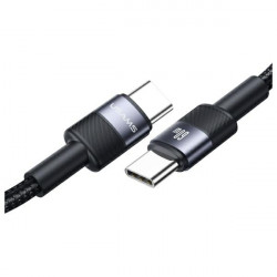 USAMS USB-C to USB-C Cable 60W 1.2m Aluminum Alloy Data Cable SY Series SJ724USB01 (US-SJ724)
