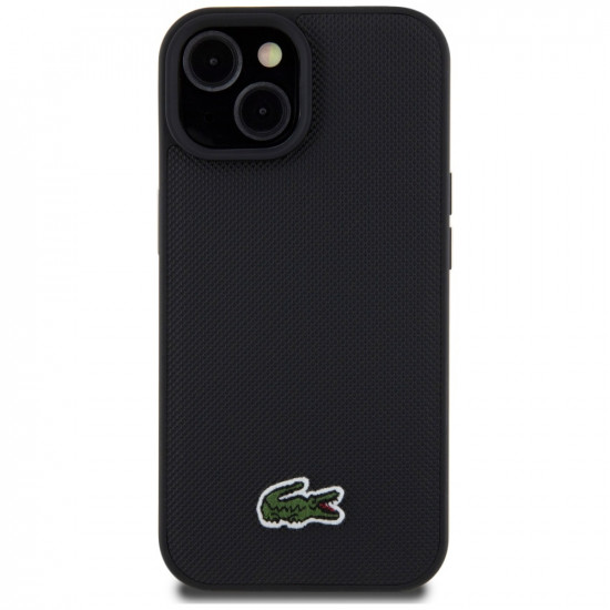 Lacoste Iconic Petit Pique Crossbody Cord MagSafe Case for iPhone 15 Black Lacoste Iconic Petit Pique Crossbody Cord MagSafe Case for iPhone 15 Black