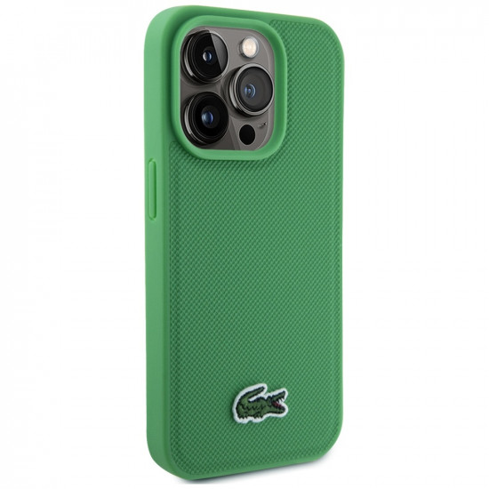 Lacoste Iconic Petit Pique Crossbody Cord MagSafe Case for iPhone 15 Pro Green Lacoste Iconic Petit Pique Crossbody Cord MagSafe Case for iPhone 15 Pro Green