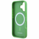 Lacoste Iconic Petit Pique Crossbody Cord MagSafe Case for iPhone 16 Plus Green