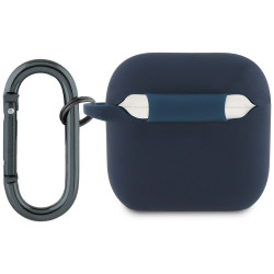 Red Bull Silicone Logo &amp; Lines Case for AirPods 4 Navy Blue