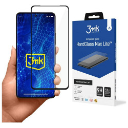 Tempered glass 3MK HardGlass Max Lite for Xiaomi Redmi Note 13 Pro+ black