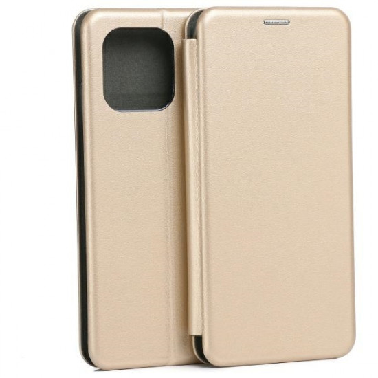 Beline Book Magnetic Moto G15 Case Gold/Gold Beline Book Magnetic Moto G15 Case Gold/Gold