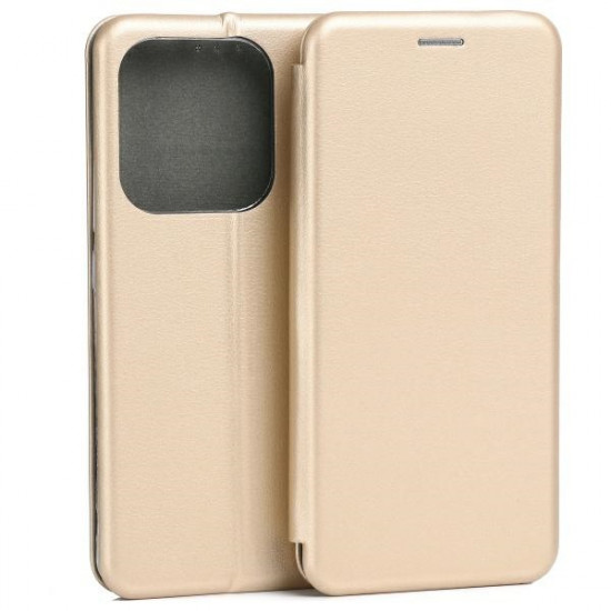 Beline Book Magnetic Xiaomi Redmi Note 14 5G Case Gold/Gold Beline Book Magnetic Xiaomi Redmi Note 14 5G Case Gold/Gold