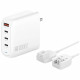 4smarts Flex Pro 100W 3xUSB-C + 1xUSB-A Travel Edition Wall Charger White 4smarts Flex Pro 100W 3xUSB-C + 1xUSB-A Travel Edition Wall Charger White