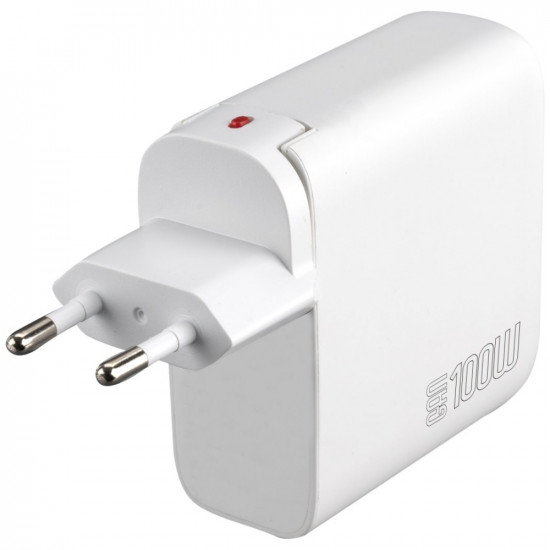 4smarts Flex Pro 100W 3xUSB-C + 1xUSB-A Travel Edition Wall Charger White 4smarts Flex Pro 100W 3xUSB-C + 1xUSB-A Travel Edition Wall Charger White