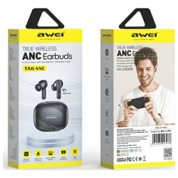AWEI Bluetooth headphones 5.3 TA6 ANC+ docking station black