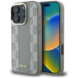 Case DKNY Checkered Pattern Magsafe for iPhone 16 Pro Max beige Case DKNY Checkered Pattern Magsafe for iPhone 16 Pro Max beige