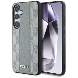 Case DKNY Leather Checkered Pattern MagSafe for Samsung Galaxy S25 taupe Case DKNY Leather Checkered Pattern MagSafe for Samsung Galaxy S25 taupe