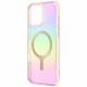 Case UNIQ Iridescia for iPhone 16 Pro Magclick Charging pink prism Case UNIQ Iridescia for iPhone 16 Pro Magclick Charging pink prism