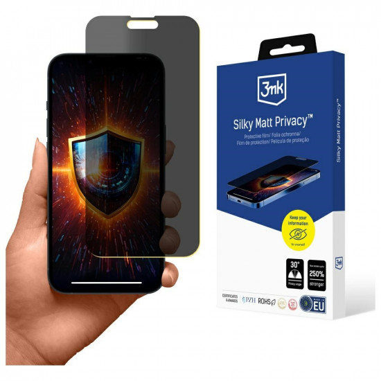 3MK Silky Matt Privacy Privacy Film for Apple iPhone 14 Pro Max 3MK Silky Matt Privacy Privacy Film for Apple iPhone 14 Pro Max