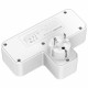 Beline power strip with LED backlight 2xUSB-A/USB-C/2xAC white Beline power strip with LED backlight 2xUSB-A/USB-C/2xAC white