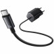 USAMS JC Series CC264 30W GaN Mini Fast Charger 2xUSB-C Black USAMS JC Series CC264 30W GaN Mini Fast Charger 2xUSB-C Black