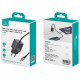 USAMS JC Series CC264 30W GaN Mini Fast Charger 2xUSB-C Black USAMS JC Series CC264 30W GaN Mini Fast Charger 2xUSB-C Black